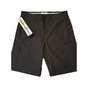 Martin Sports Cargo Shorts Black Size 36 NWT Heavy Motorcross